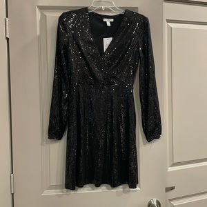 Black Sequin Dress- NEVER WORN